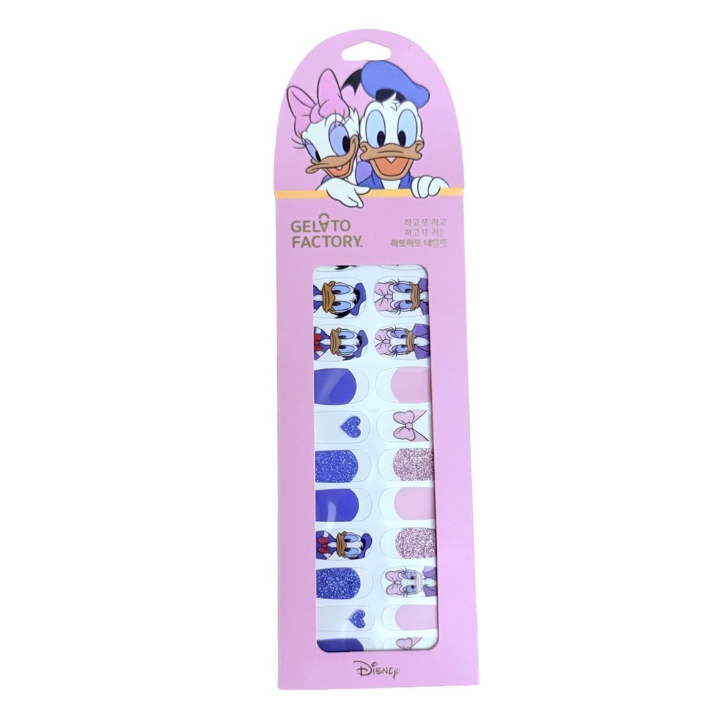 Disney Gelato Factory Nail Wraps Donald Duck and Daffy Duck